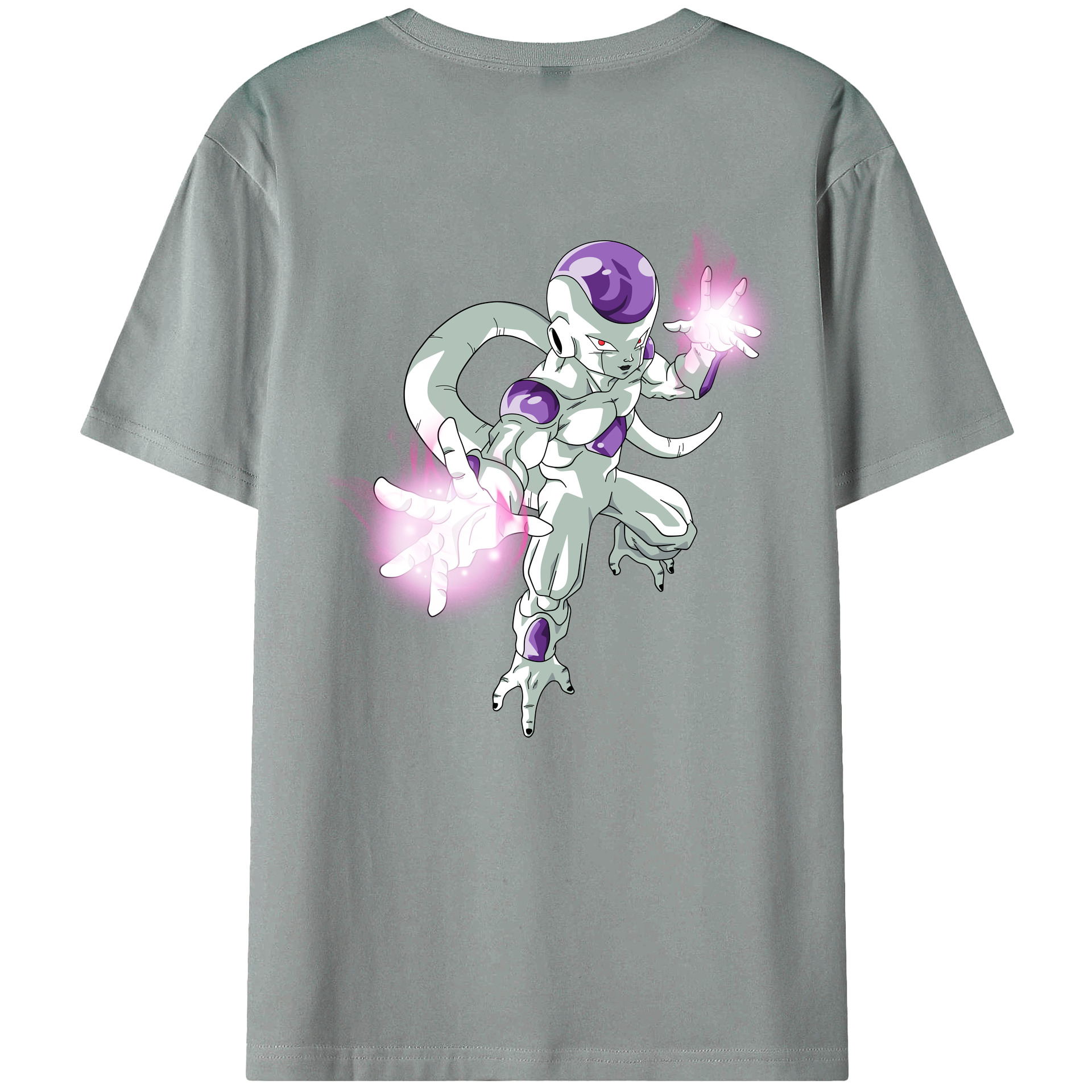 （画像用） ドラゴンボール フリーザ DRAGON BALL Frieza 綿100％ メンズ半袖Tシャツ（バックプリント） 通気性